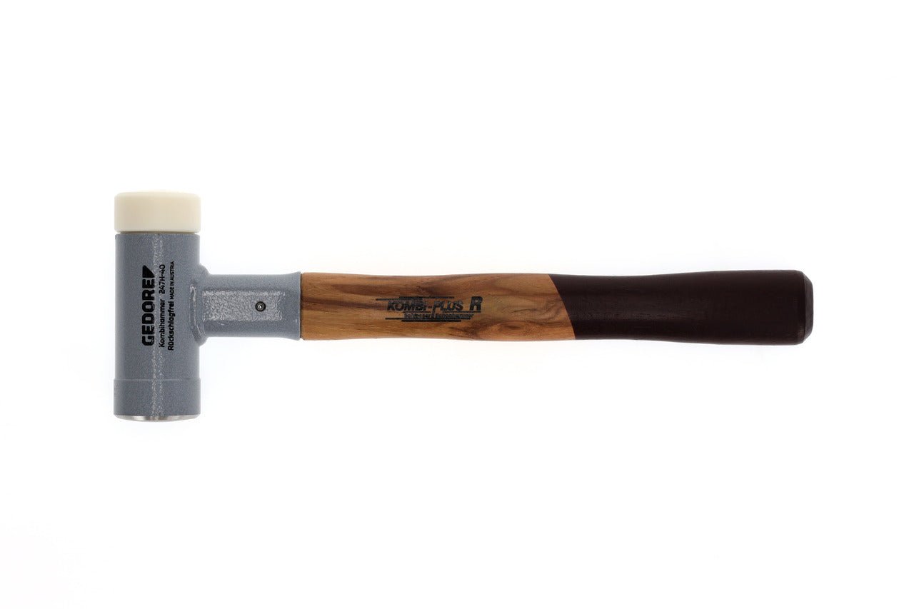 247 H - Martillos antirrebote KOMBI+ con mango de madera de nogal - Ferrotecnia