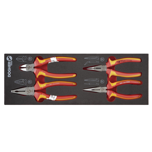 Dogher 250-082 - B.Comb.1/4 4 Alicates Vde Prof.