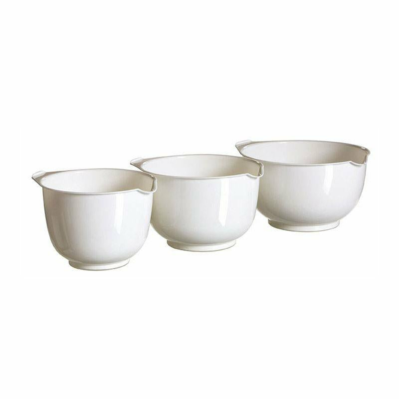Curver Juego de 3 cuencos blancos 168802 CURVER