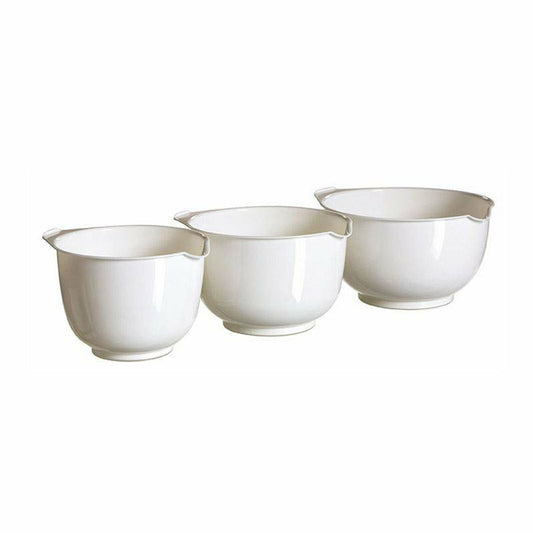 Curver Juego de 3 cuencos blancos 168802 CURVER