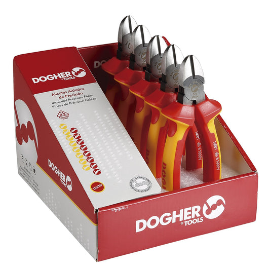 Dogher 250-160J - Expositor Mostrador 5 Alicates Universales Aislado VDE 1000V 250-160