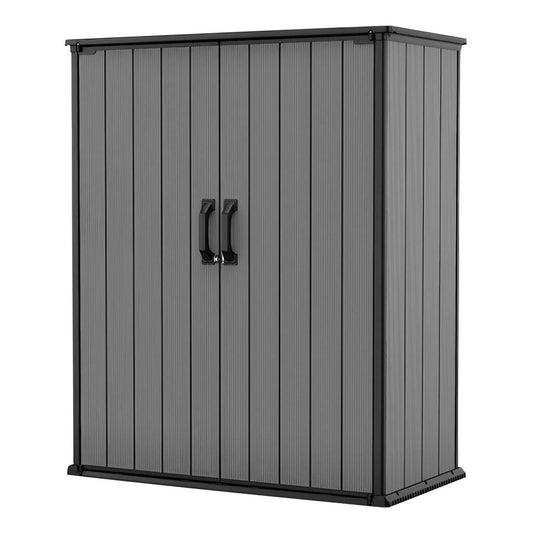 Keter Premier Tall - Caseta armario de jardin 140 x 73,6 x 170,4 cm
