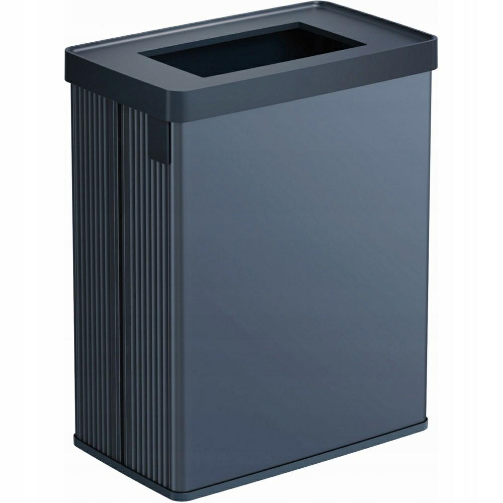 Curver Keter Verto - Cubo de basura de reciclaje con doble compartimento, diseño elegante, reciclable, ideal para baño, salón u oficina, capacidad 54 litros, azul perla