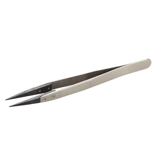 Dogher 260-001 - Pinzas ESD Puntas Extrafinas de Fibra de Carbono 130mm