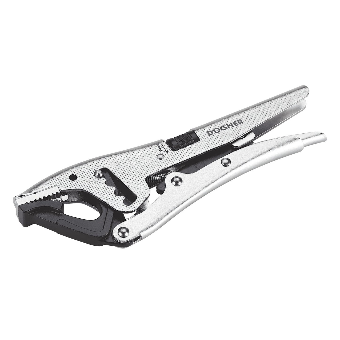 Dogher 275F-010 - Tenaza Grip Boca Curva Gran Capacidad 220mm