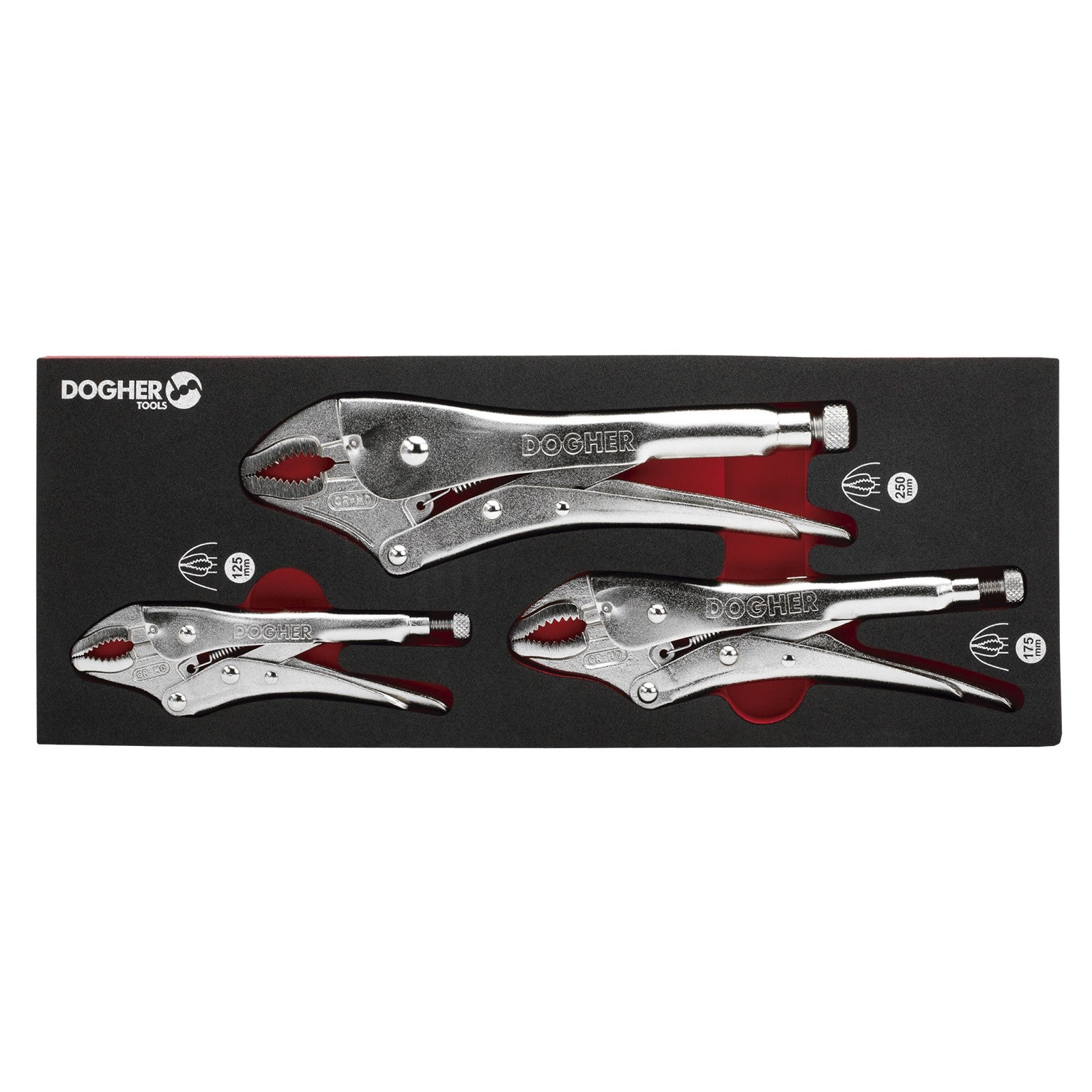 Dogher 276-080 - Bandeja Combinable 1/4 - 3 Tenazas Grip