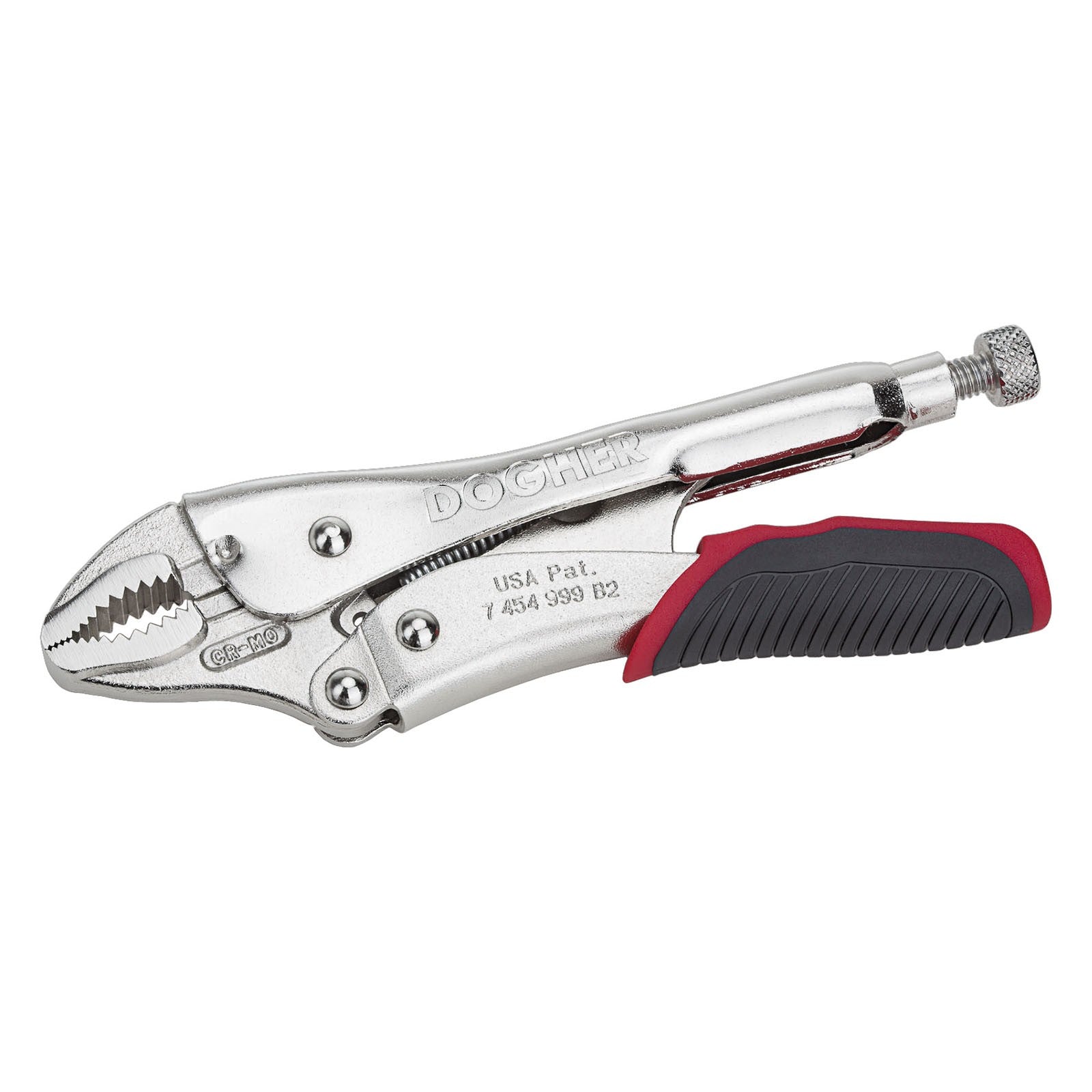 Dogher 276P-175 - Tenaza Grip Plus de Boca Curva con Corte 175mm