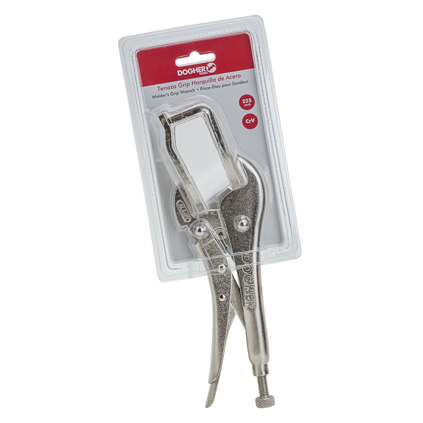 Dogher 279-225 - Tenaza Grip para Soldador Horquilla de Acero 225mm