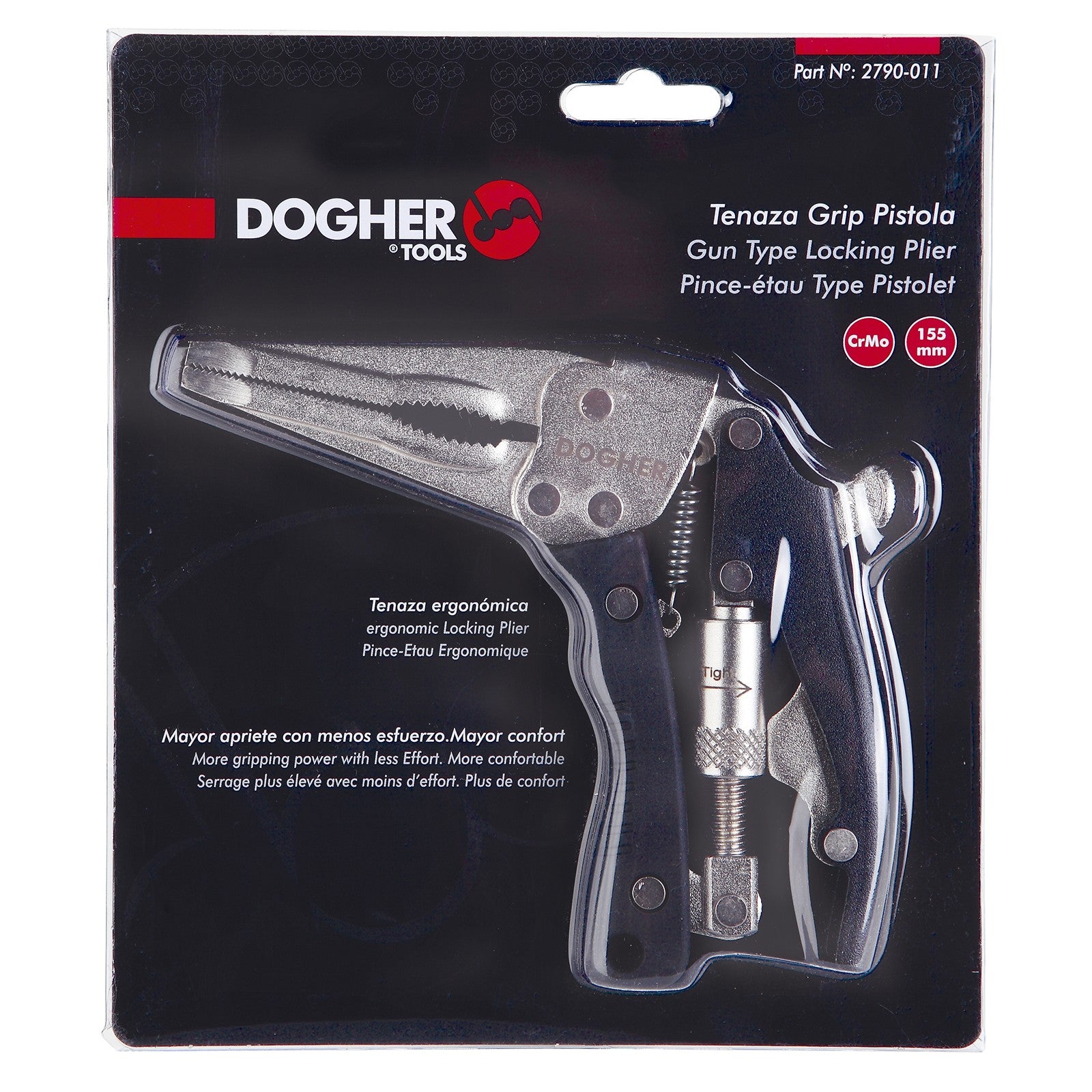 Dogher 2790-011 - Tenaza Grip Pistola 155mm