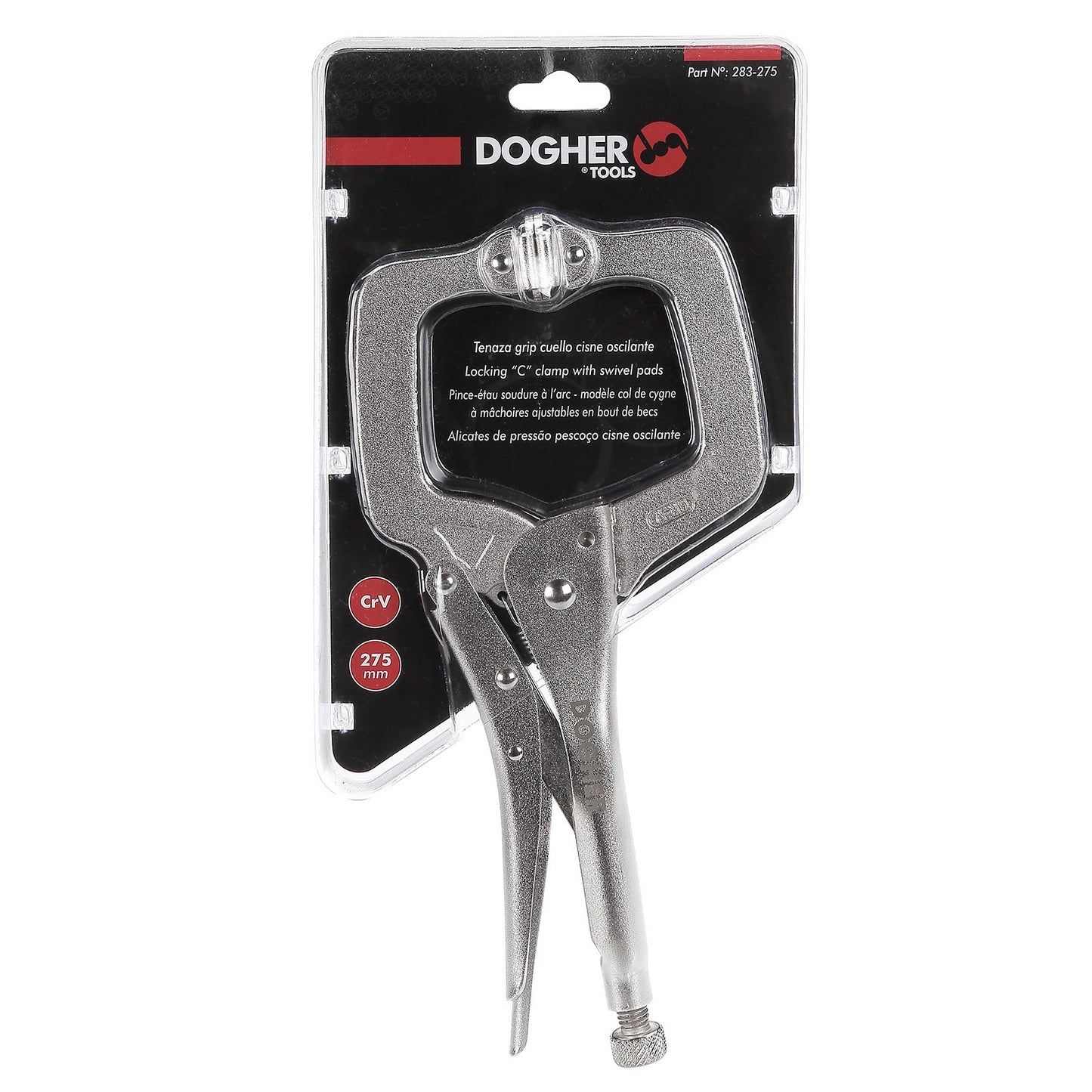 Dogher 283-600 - Tenaza Grip Cuello Cisne Oscilante 600mm