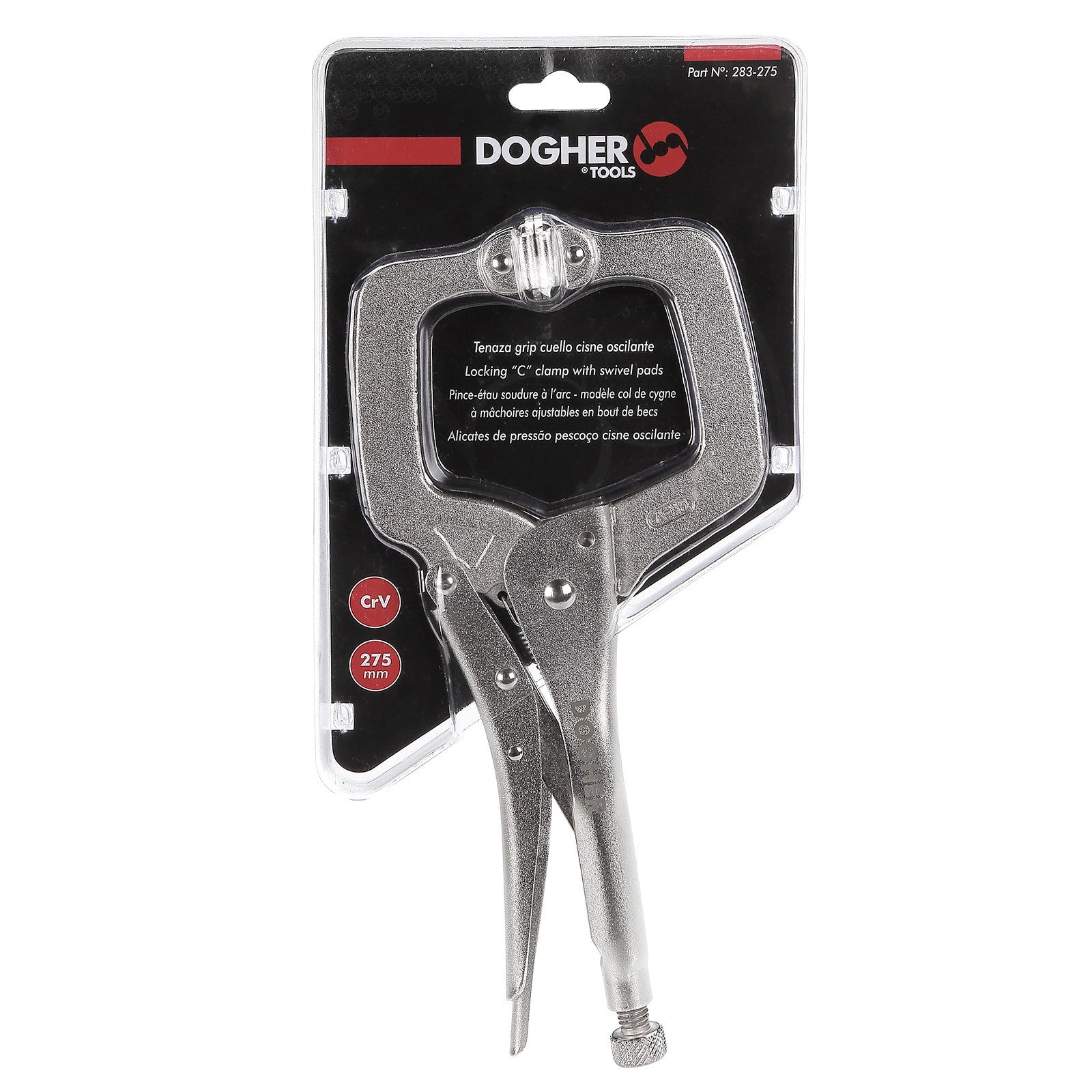 Dogher 283-600 - Tenaza Grip Cuello Cisne Oscilante 600mm