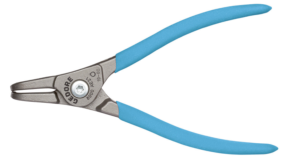 8000 AE - Pliers with reinforced tips for external circlips from 3 to 140 mm in diameter
