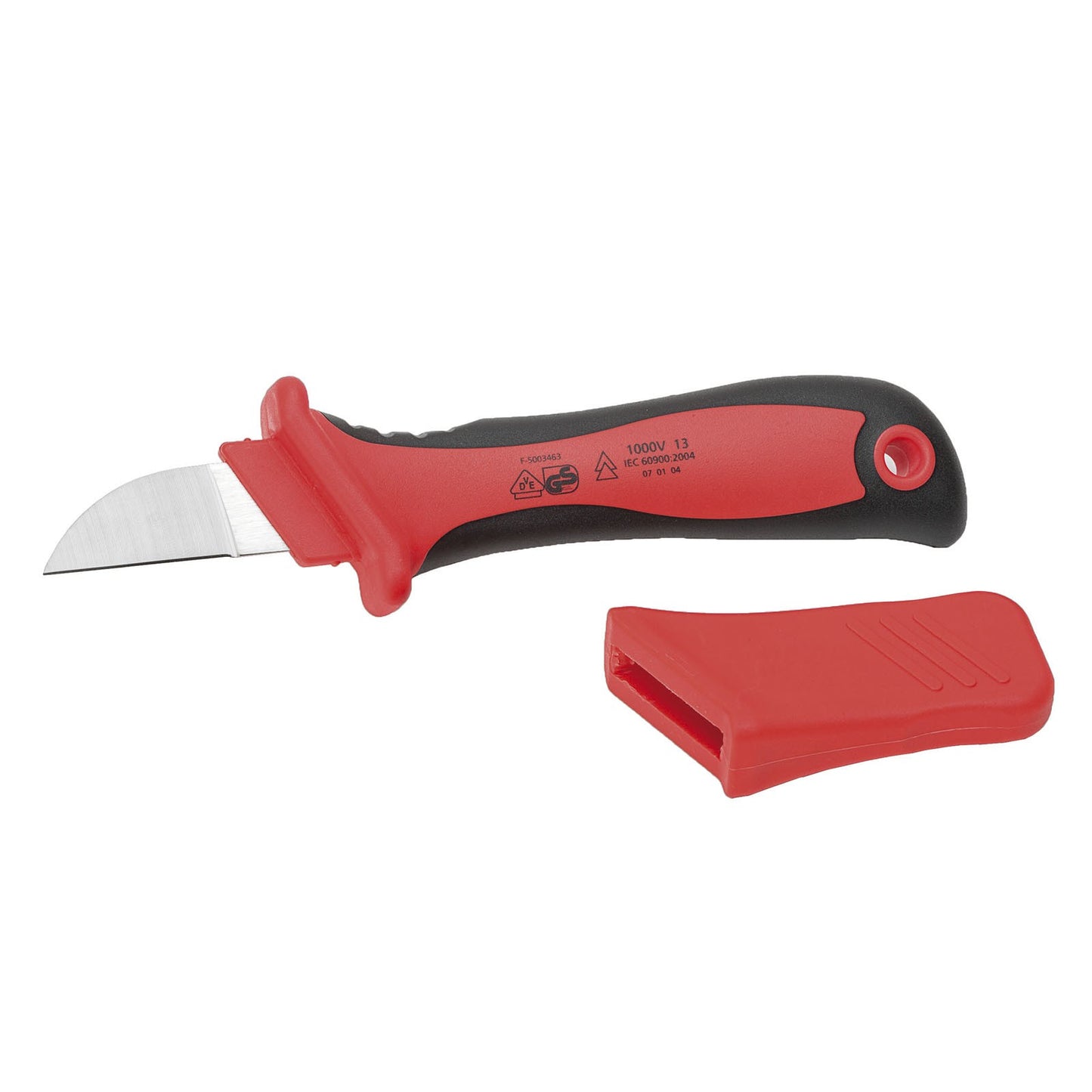 Dogher 296-022 - Navaja Aislada VDE 1000V de Corte Recto para Electricista 200mm