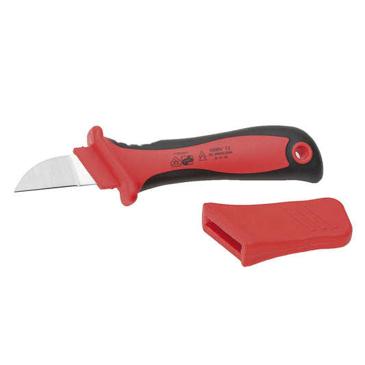 Dogher 296-022 - Navaja Aislada VDE 1000V de Corte Recto para Electricista 200mm