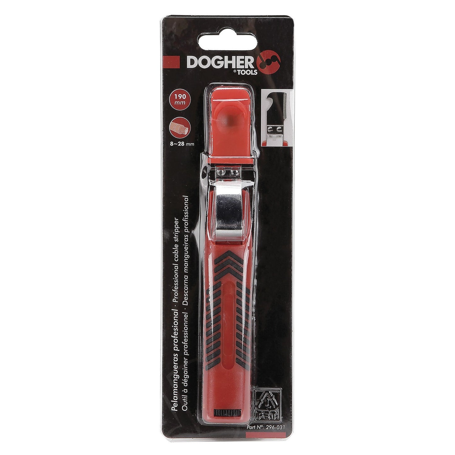 Dogher 296-031 - Pela-mangueras Profesional 190mm