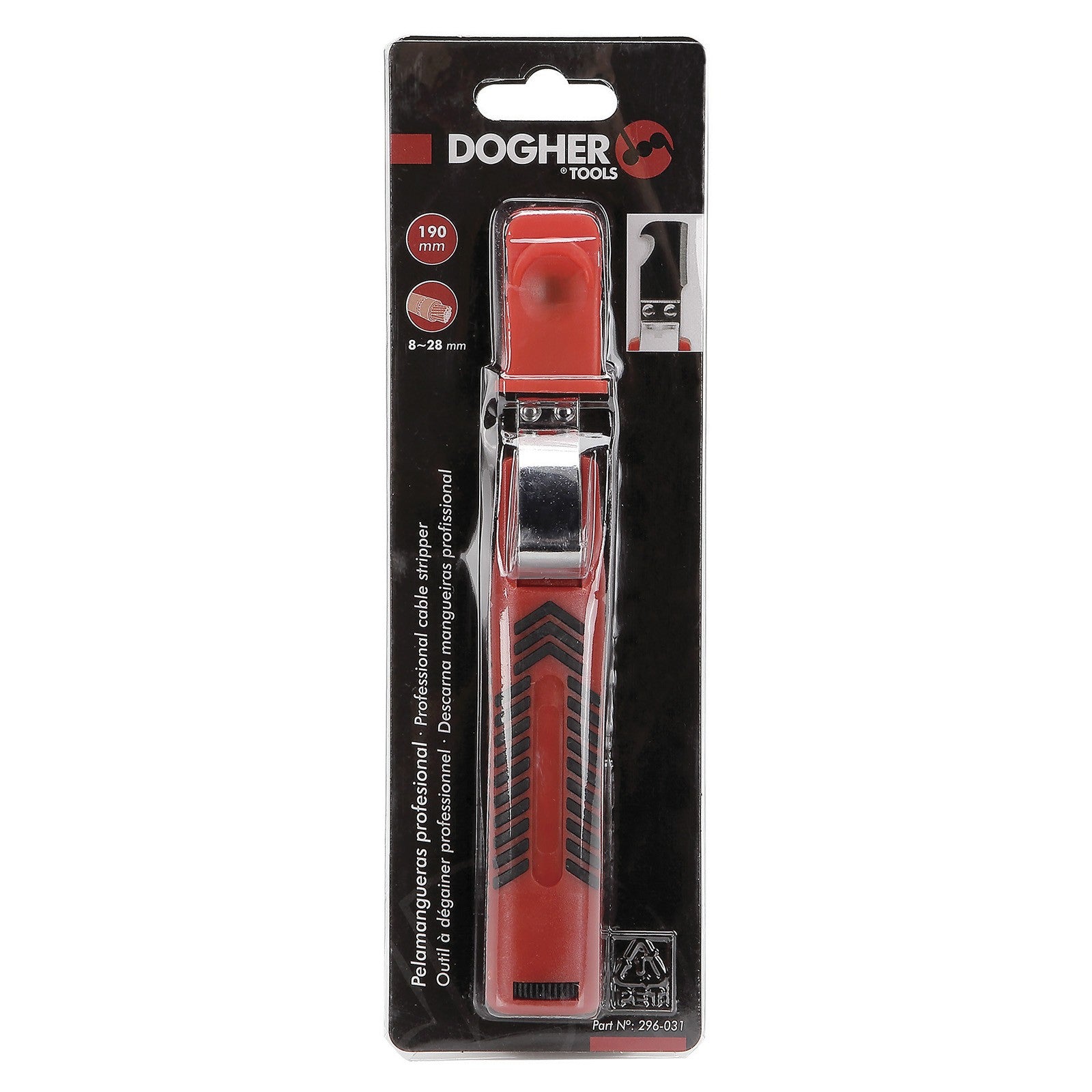 Dogher 296-031 - Pela-mangueras Profesional 190mm