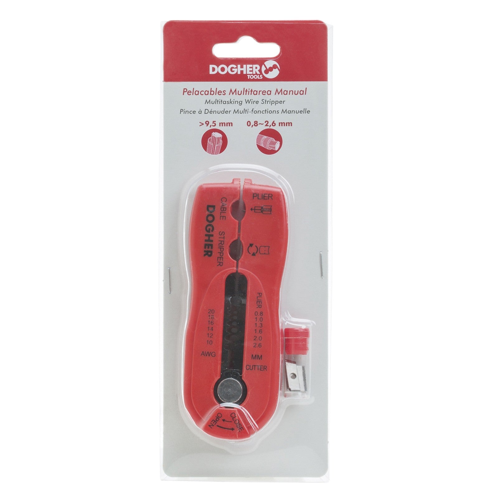 Dogher 296-050 - Pela-cables Multitarea Manual