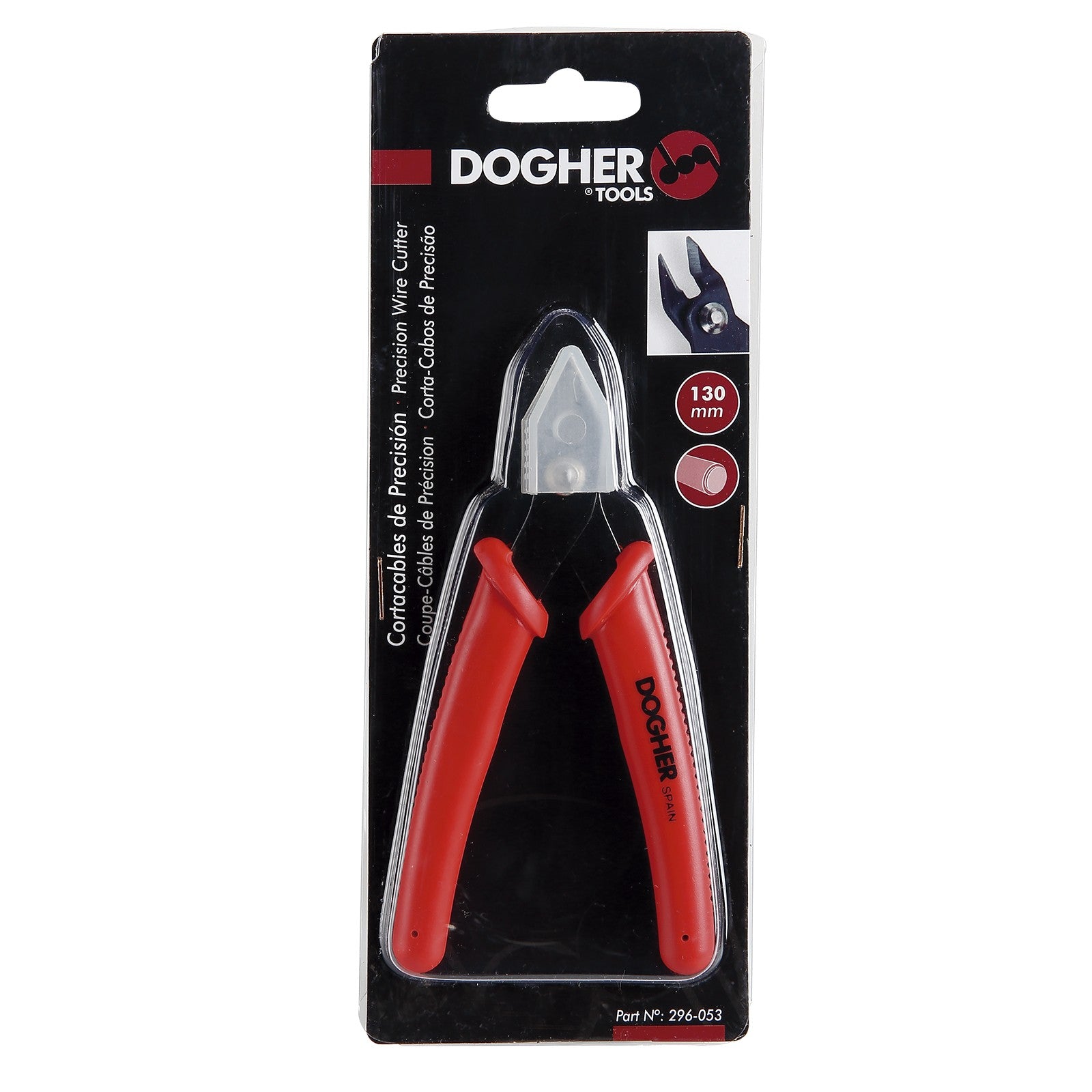 Dogher 296-053 - Corta-cables de Precisión 130mm