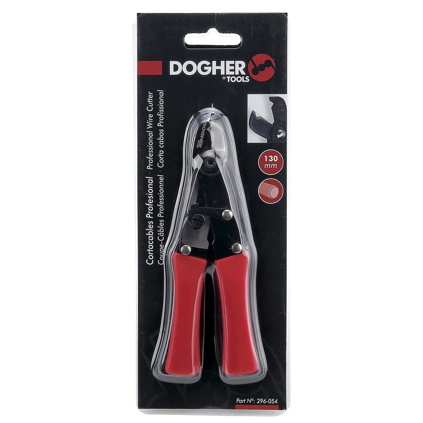 Dogher 296-054 - Corta-cables Profesional 130mm