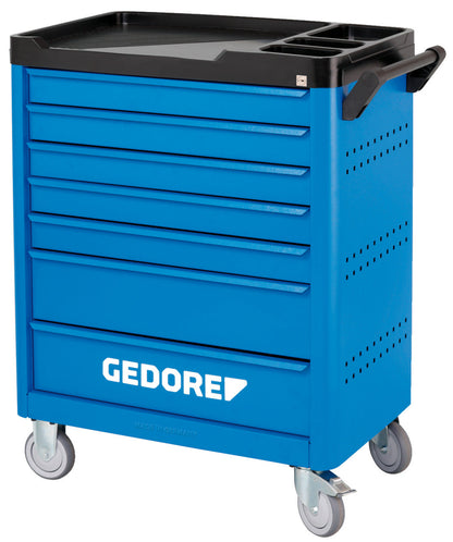 GEDORE WSL-L7 - Chariot de poste de travail Smartline à 7 tiroirs