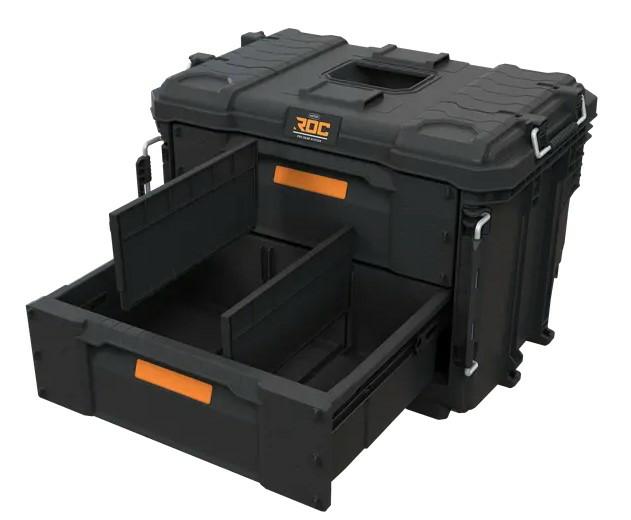 Keter Pro Gear XL Estuche de herramientas - 2 cajones - 56,6x38,5x41,1cm - Negro