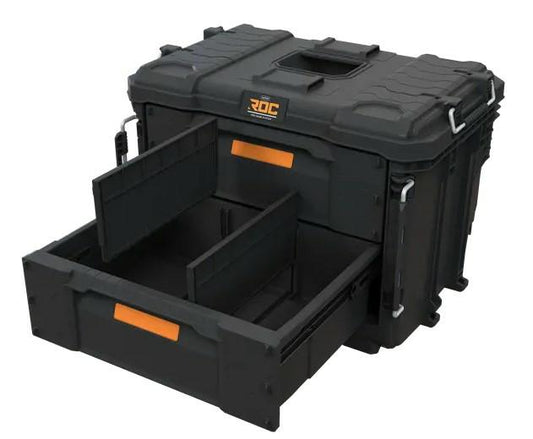 Keter Pro Gear XL Estuche de herramientas - 2 cajones - 56,6x38,5x41,1cm - Negro