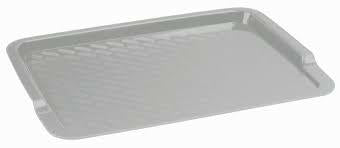 Bandeja rectangular gris 43 x 32,5 cm de Curver