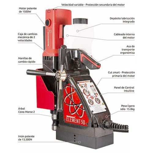 Rotabroach ELEMENT 50 - Magnetic base drill Rotabroach ELEMENT 50