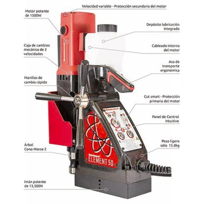 Rotabroach ELEMENT 50 - Magnetic base drill Rotabroach ELEMENT 50