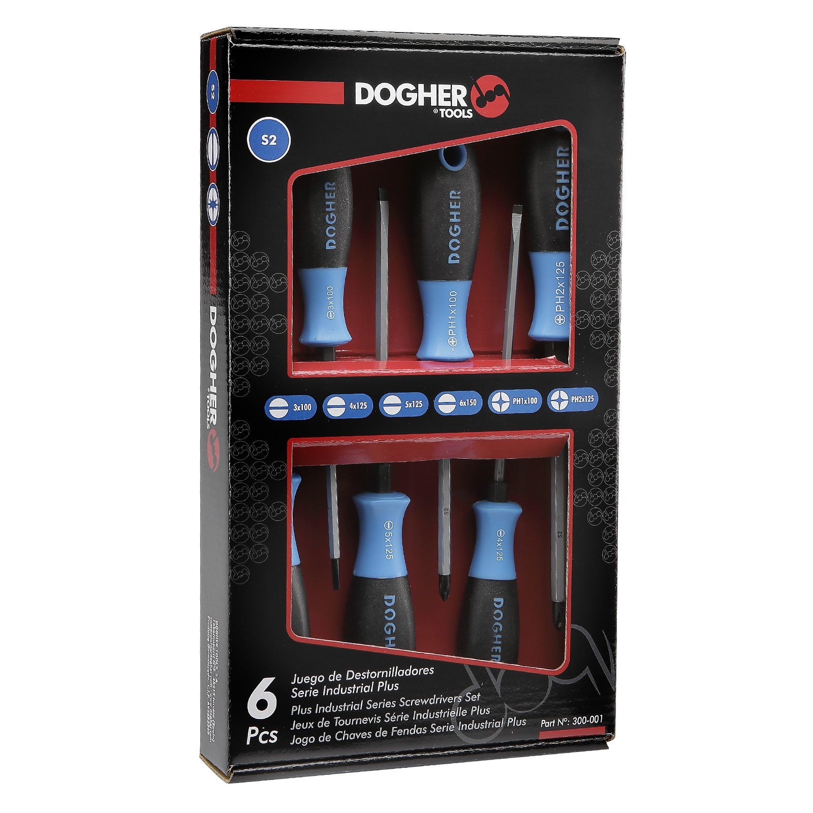 Dogher 300-001 - Juego Dest. Carton 6Pzas Ind.Plus Rec-Ph