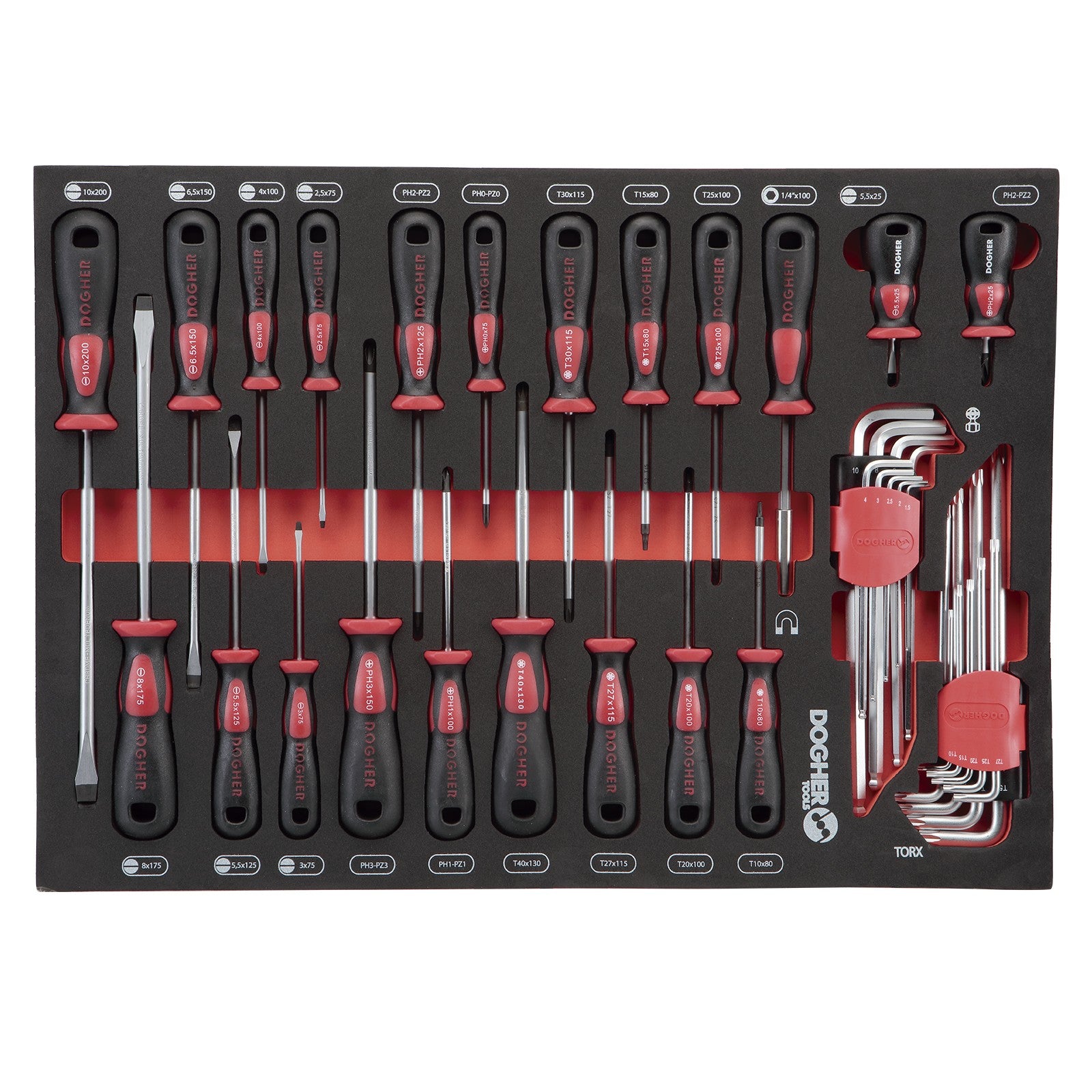 Dogher 300-092 - Ban.Esp.Pl-Torx-Ph-Llavsae 23Pcs Entera