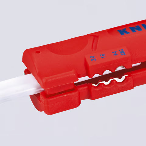 Knipex 16 64 125 SB - Pelacables para cables planos y redondos Knipex (en embalaje autoservicio)