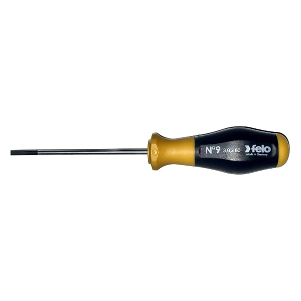 Felo 90003210 - Destornillador Felo Serie Nº 9 3,0x0,5x80 mm.