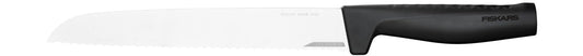 Fiskars Cuchillo para pan, Elegantes Design, Longitud total: 35,1 cm, Acero inoxidable/Plástico, Hard Edge, 1054945