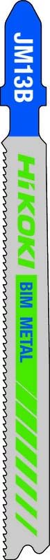 Hikoki 750091 - 5 hojas de sierra de calar metal BIM JM13B/T121AF