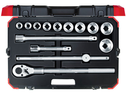 GEDORE red R78004014 - 3/4" 22-50mm socket wrench set, 14 pieces (3300011)