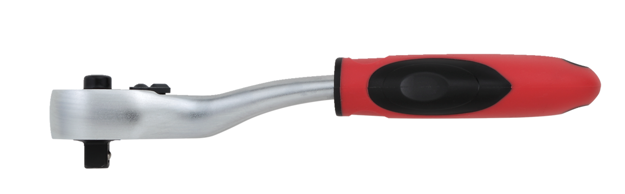 R40050009 - Carraca reversible de 2 componentes 1/4", acodada, ángulo de retorno 5°