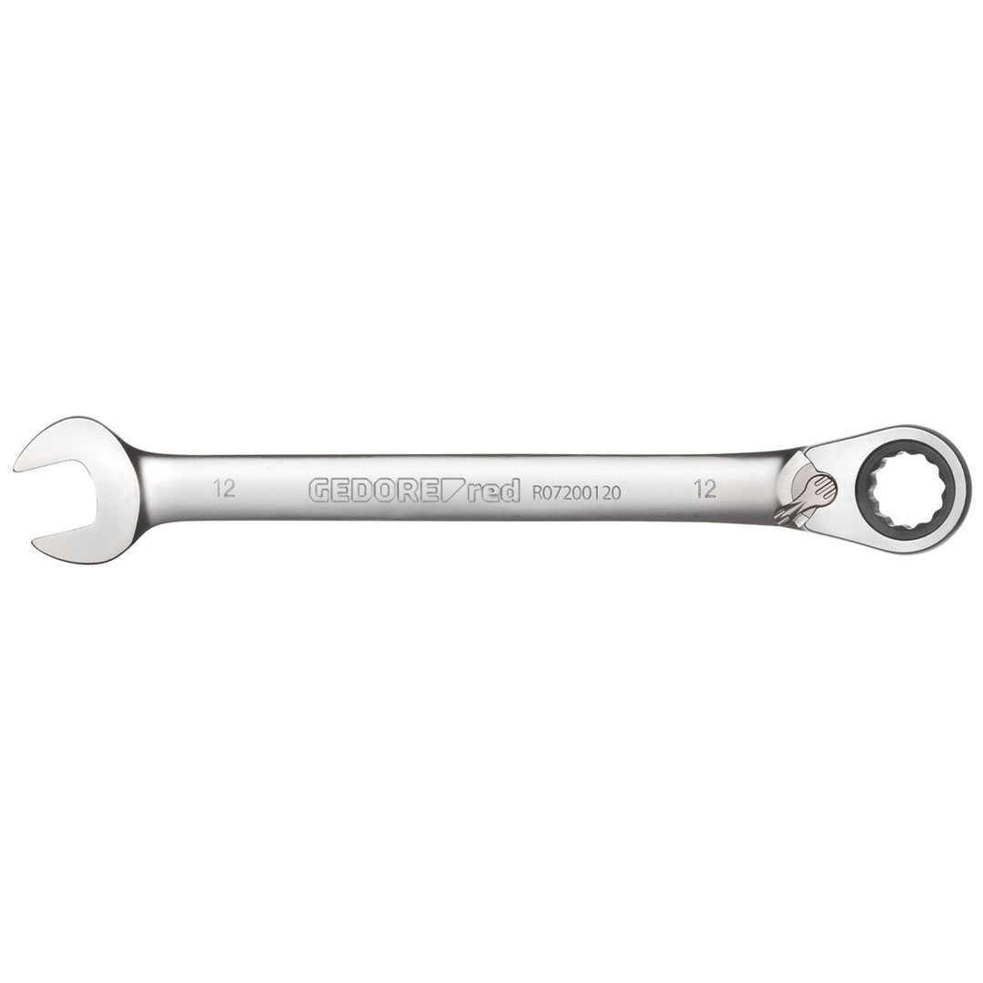 R07200170 - Llave combinada de carraca con palanca de cambio, 17 mm L=224 mm