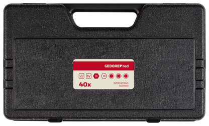 GEDORE rouge R35003040 - Coffret de 40 embouts hexagonaux TX+XZN 10 mm
