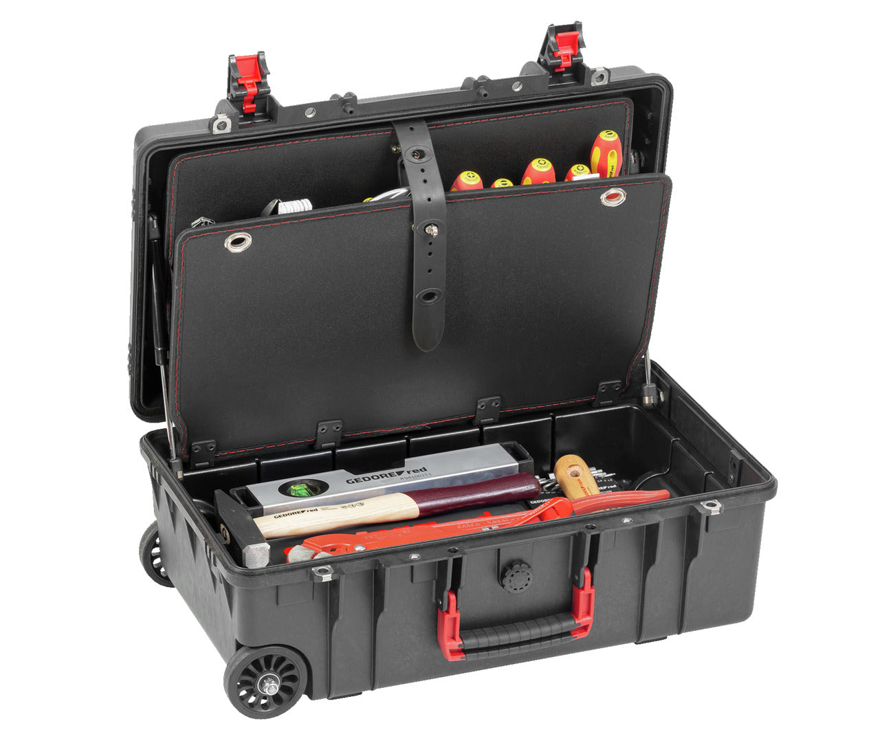 GEDOREred R21902072 - Trolley suitcase with assortment of plumbing tools (3301644)