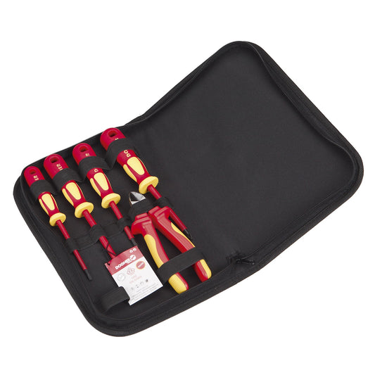 Dogher 360-009 - Funda Cremallera Htas Vde 5Pzas Recta-Pz
