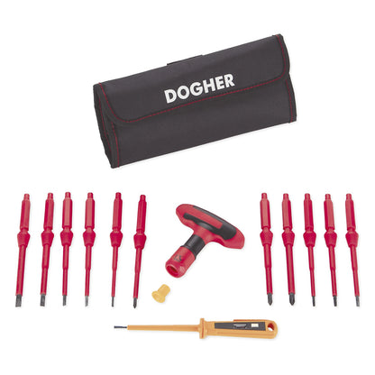Dogher 360-011 - Juego Nylon De Dest. En T Vde 14 Piezas