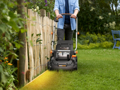 Worx WG745E - Cortacésped 41 cm BL NITRO 40V (2*20V) (2bat 4,0Ah)