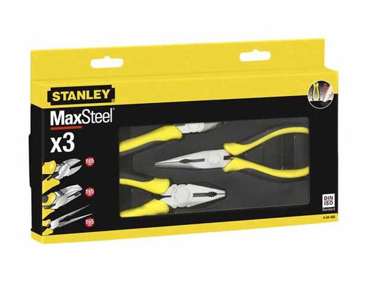 Stanley 4-84-488 Alicates, Multicolor , Set de 3 Piezas