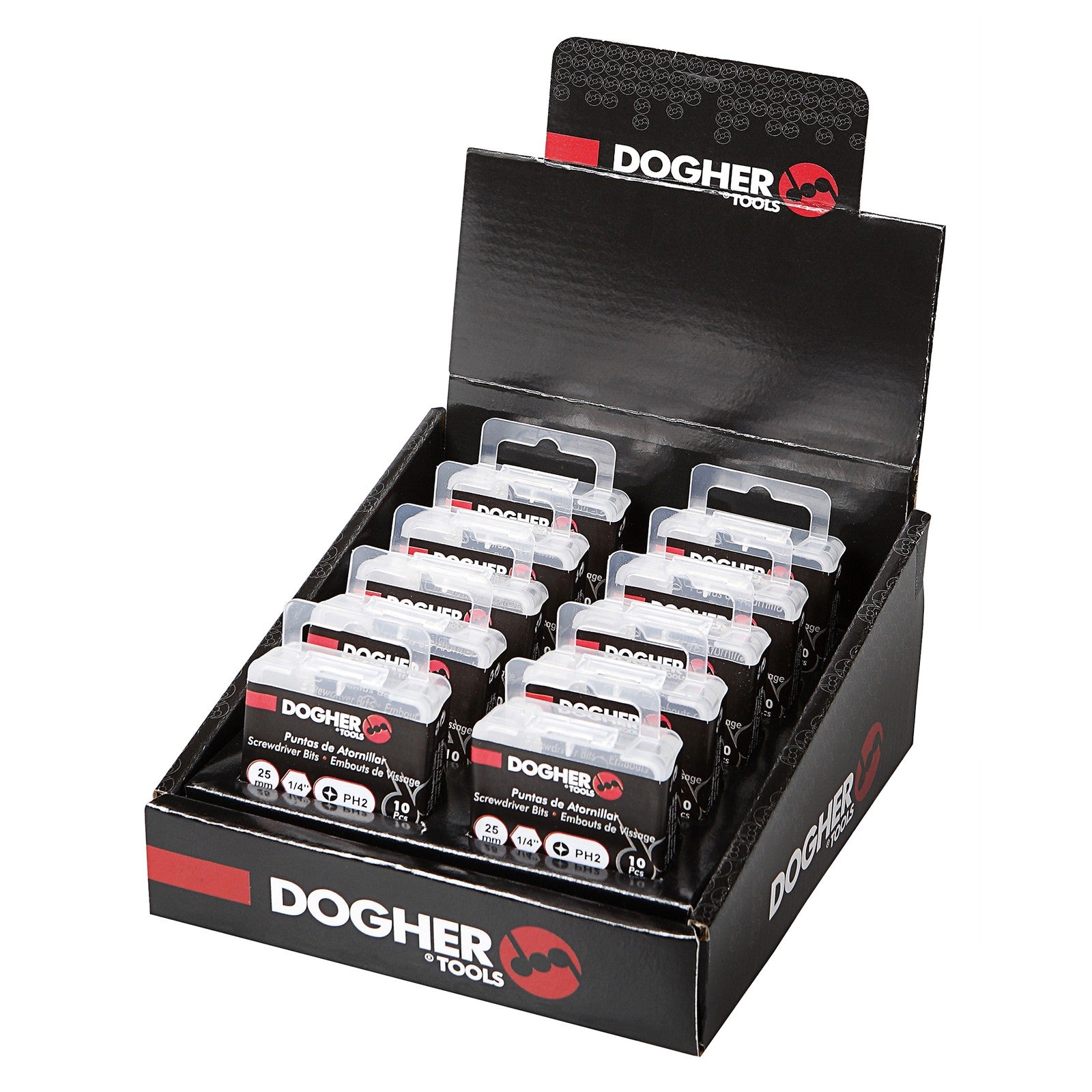 Dogher 400-003J - Exp. Mostr. Mixto 100Puntas Ph2-Pz2 25Mm