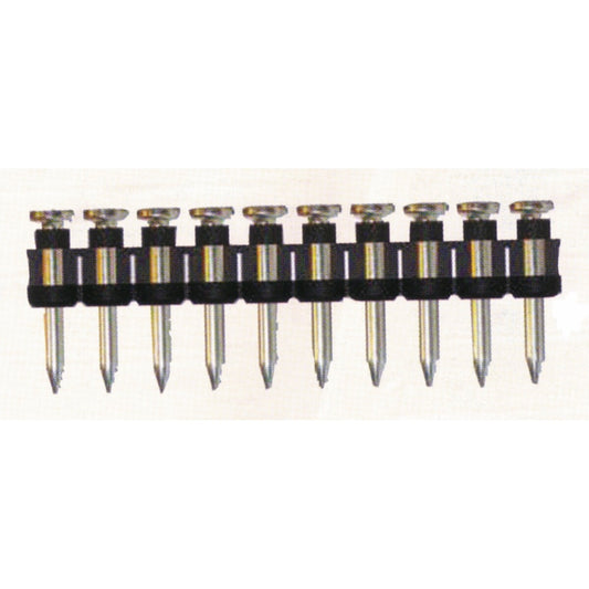 Hikoki 40014403 - 1000 pins para hormigón intercalados de plástico 30 mm + celda de combustible 80 ml - Lote de 1000 uds