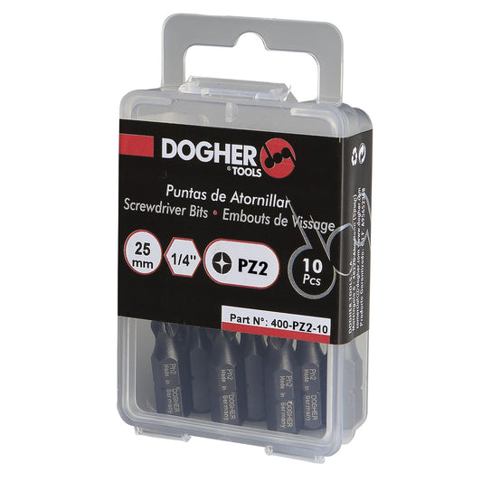 Dogher 401-Pz2-10 - Caja 10 Puntas De Atornillar S2 Pz2
