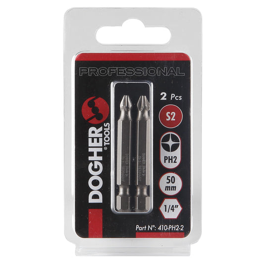 Dogher 410-Ph3-2 - Blister 2 Punt De Atornillar S2 50Mm Ph3