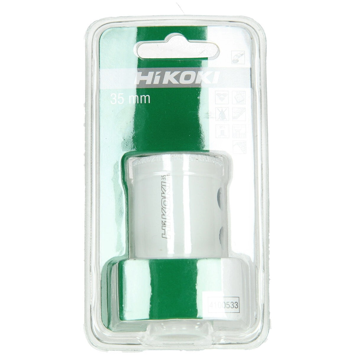 Hikoki 4100533 - Corona diamantada "Dry" 35 mm, M14, para azulejos