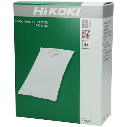 Hikoki 4100602 - 4 bolsas de filtro RP250YDL/RP300YDL